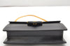 Authentic Christian Dior Chain Shoulder Cross Body Bag Leather Black CD 4160K
