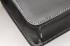 Authentic Christian Dior Chain Shoulder Cross Body Bag Leather Black CD 4160K
