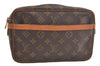 Authentic Louis Vuitton Monogram Compiegne 23 Clutch Hand Bag M51847 LV 4162K