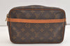 Authentic Louis Vuitton Monogram Compiegne 23 Clutch Hand Bag M51847 LV 4162K