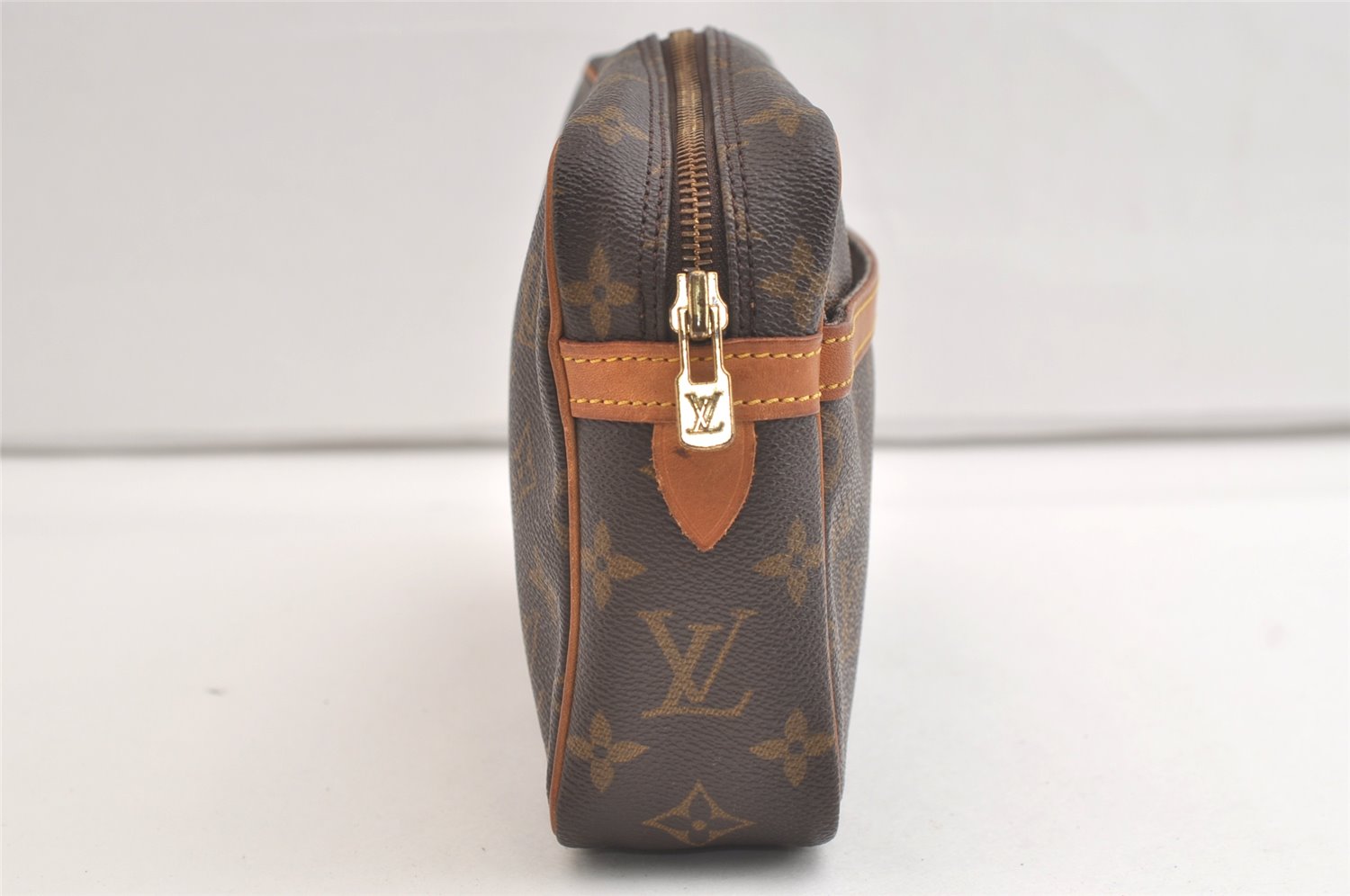 Authentic Louis Vuitton Monogram Compiegne 23 Clutch Hand Bag M51847 LV 4162K