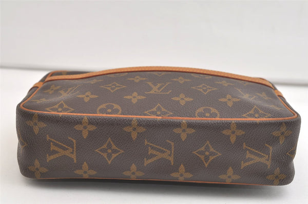 Authentic Louis Vuitton Monogram Compiegne 23 Clutch Hand Bag M51847 LV 4162K