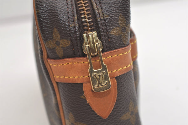 Authentic Louis Vuitton Monogram Compiegne 23 Clutch Hand Bag M51847 LV 4162K