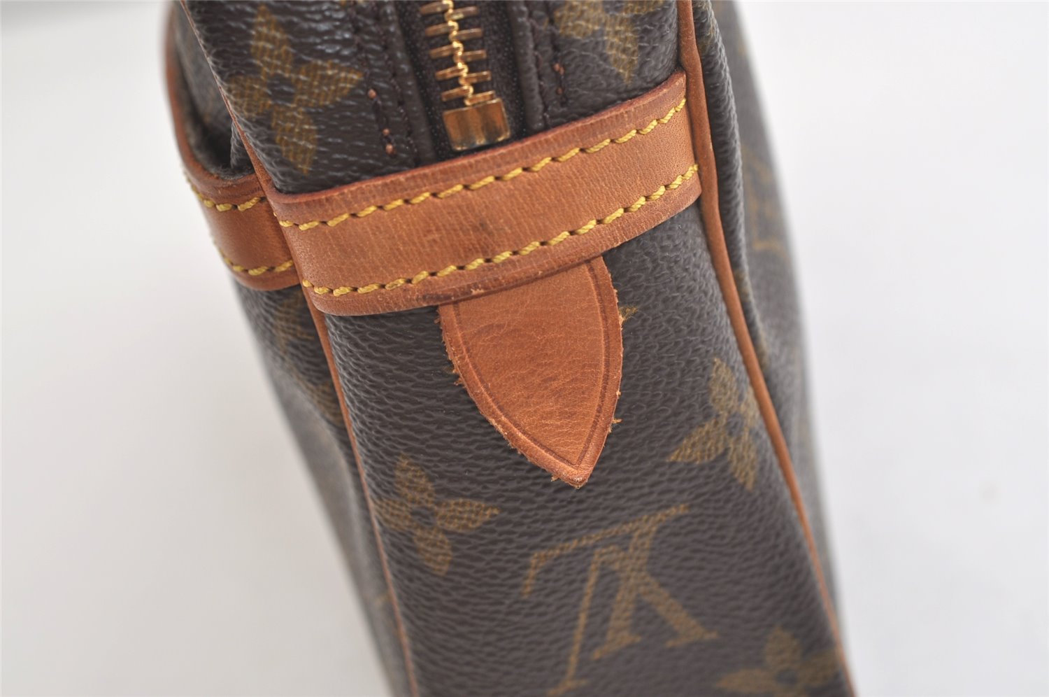 Authentic Louis Vuitton Monogram Compiegne 23 Clutch Hand Bag M51847 LV 4162K