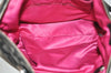 Authentic COACH Op Art Shoulder Hand Tote Bag Canvas Leather 15331 Black 4163I