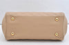 Auth Louis Vuitton Monogram Empreinte Montaigne MM 2Way Hand Bag Beige LV 4163J