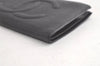 Authentic CHANEL Caviar Skin CC Logo Long Bifold Wallet Purse Black 4163K