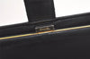 Authentic CHANEL Caviar Skin CC Logo Long Bifold Wallet Purse Black 4163K