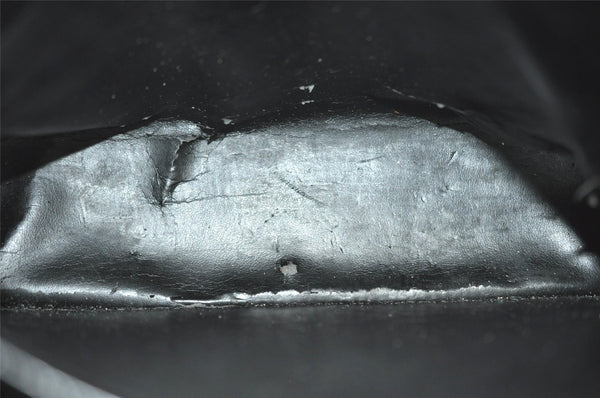 Authentic GUCCI Vintage 2Way Shoulder Hand Bag Purse Leather Black Junk 4164I