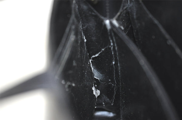 Authentic GUCCI Vintage 2Way Shoulder Hand Bag Purse Leather Black Junk 4164I