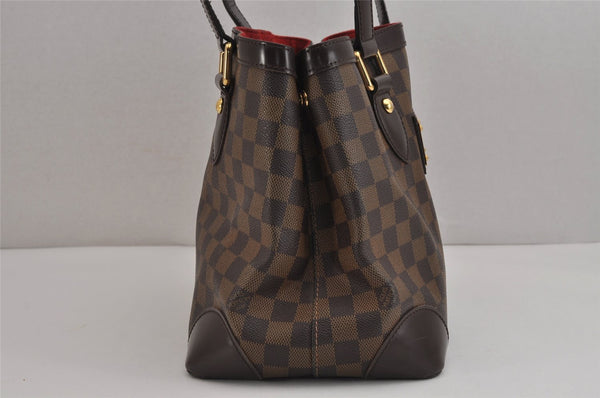Authentic Louis Vuitton Damier Hampstead PM Shoulder Tote Bag N51205 LV 4164J