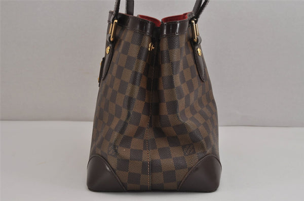 Authentic Louis Vuitton Damier Hampstead PM Shoulder Tote Bag N51205 LV 4164J