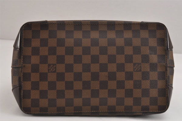 Authentic Louis Vuitton Damier Hampstead PM Shoulder Tote Bag N51205 LV 4164J
