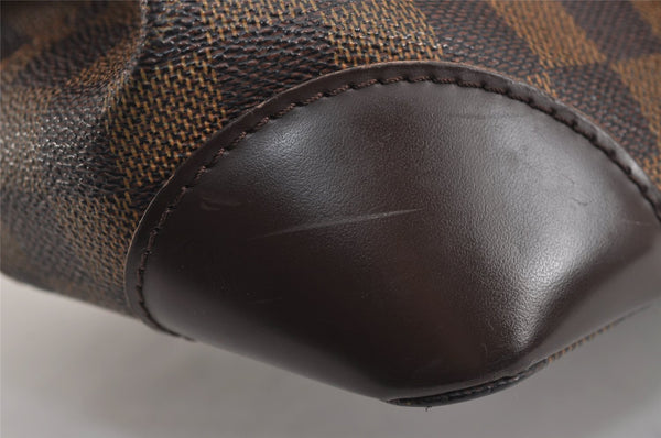 Authentic Louis Vuitton Damier Hampstead PM Shoulder Tote Bag N51205 LV 4164J