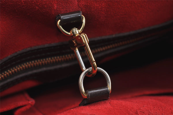 Authentic Louis Vuitton Damier Hampstead PM Shoulder Tote Bag N51205 LV 4164J