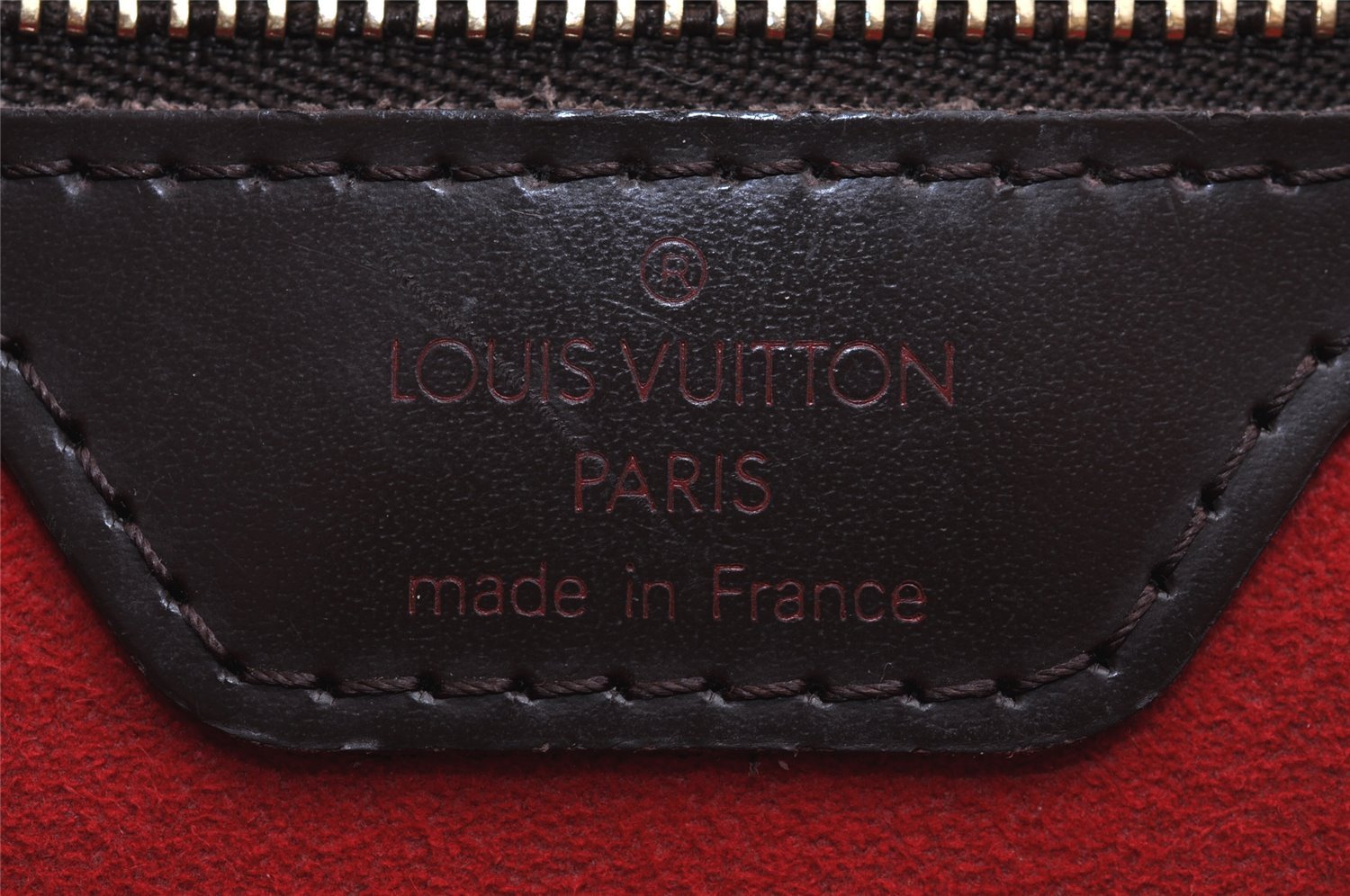 Authentic Louis Vuitton Damier Hampstead PM Shoulder Tote Bag N51205 LV 4164J