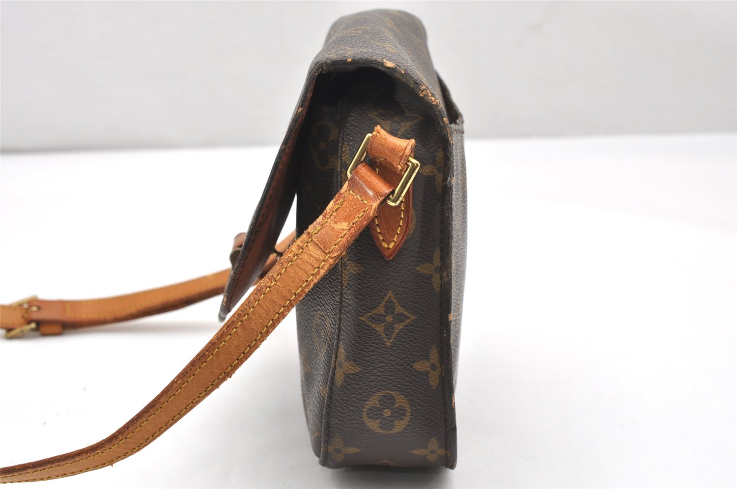Authentic Louis Vuitton Monogram Saint Cloud MM M51243 Shoulder Cross Bag 4164K