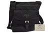 Authentic PRADA Vela Nylon Tessuto Leather Shoulder Cross Bag BT0573 Black 4165J