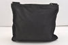 Authentic PRADA Vela Nylon Tessuto Leather Shoulder Cross Bag BT0573 Black 4165J