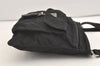 Authentic PRADA Vela Nylon Tessuto Leather Shoulder Cross Bag BT0573 Black 4165J