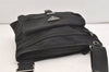 Authentic PRADA Vela Nylon Tessuto Leather Shoulder Cross Bag BT0573 Black 4165J