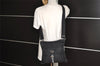 Authentic PRADA Vela Nylon Tessuto Leather Shoulder Cross Bag BT0573 Black 4165J