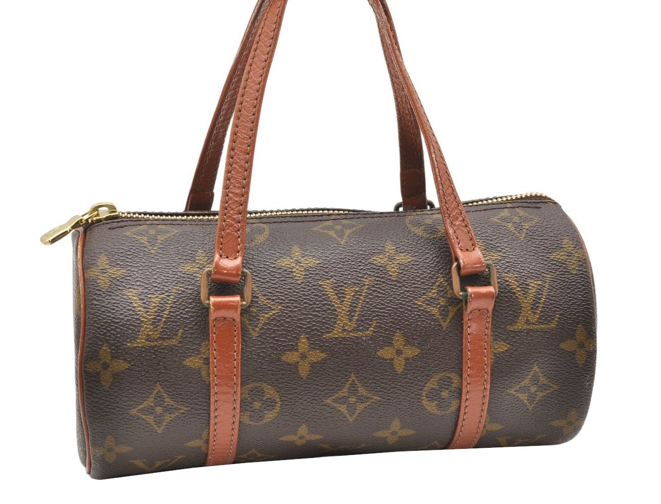 Authentic Louis Vuitton Monogram Papillon 22 Hand Bag Old Model LV 4165K