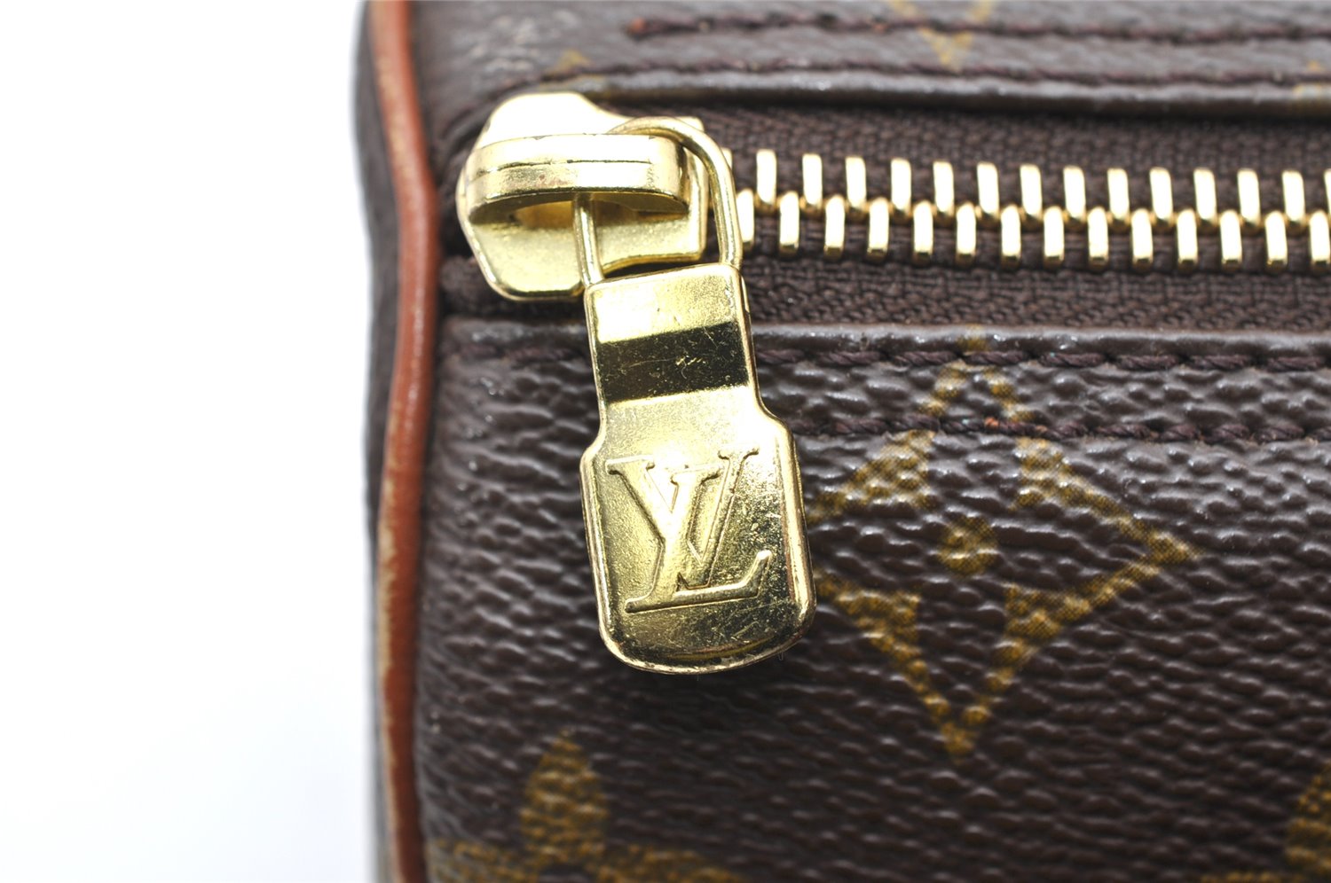 Authentic Louis Vuitton Monogram Papillon 22 Hand Bag Old Model LV 4165K