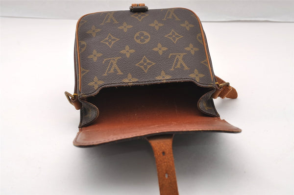 Authentic Louis Vuitton Monogram Cartouchiere PM M51254 Shoulder Bag Junk 4166I