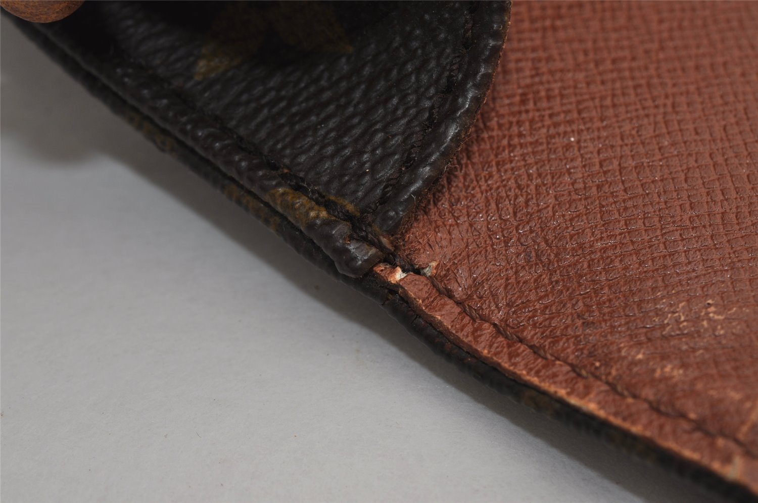 Authentic Louis Vuitton Monogram Cartouchiere PM M51254 Shoulder Bag Junk 4166I