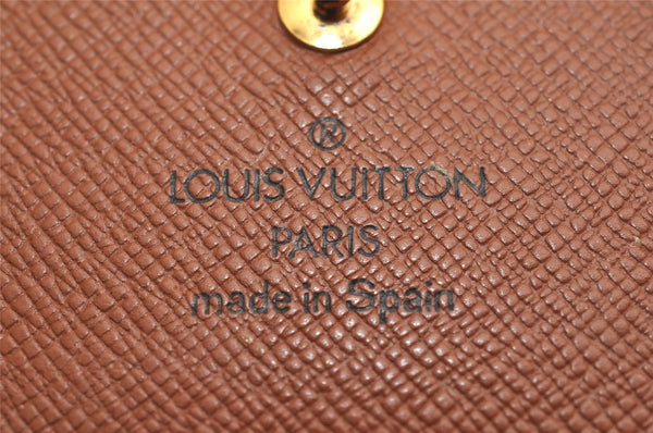 Auth Louis Vuitton Monogram Porte Monnaie Billets Tresor Wallet M61730 LV 4167J