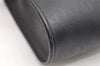 Authentic Christian Dior Honeycomb Shoulder Cross Bag PVC Leather Black 4167K