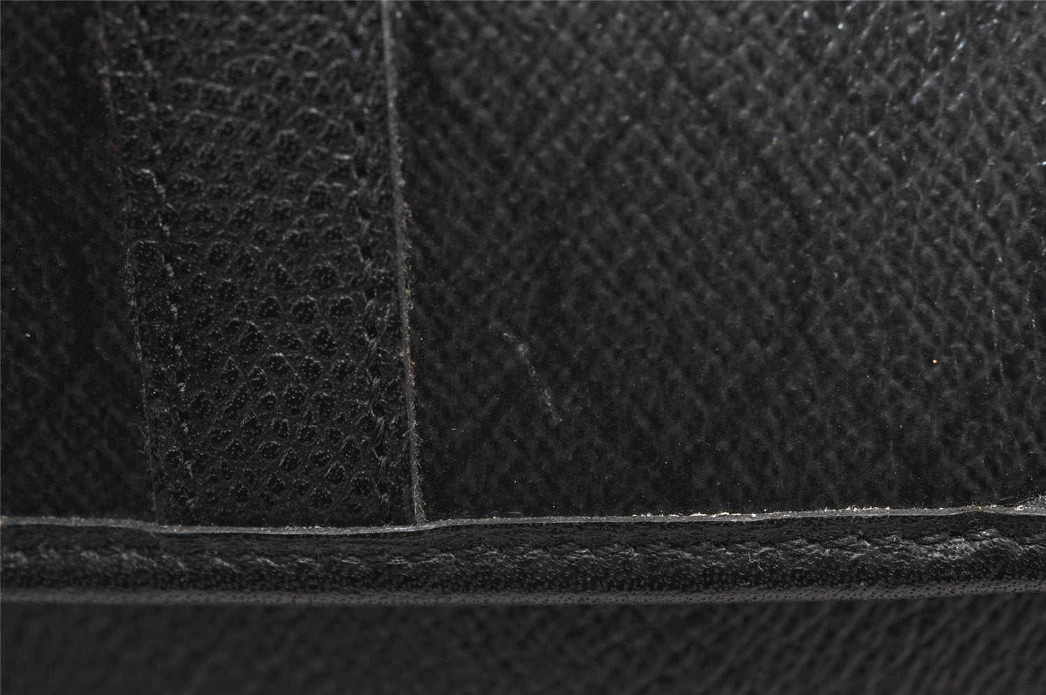 Authentic Christian Dior Honeycomb Shoulder Cross Bag PVC Leather Black 4167K