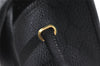 Authentic Christian Dior Honeycomb Shoulder Cross Bag PVC Leather Black 4167K
