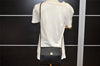 Authentic Christian Dior Honeycomb Shoulder Cross Bag PVC Leather Black 4167K