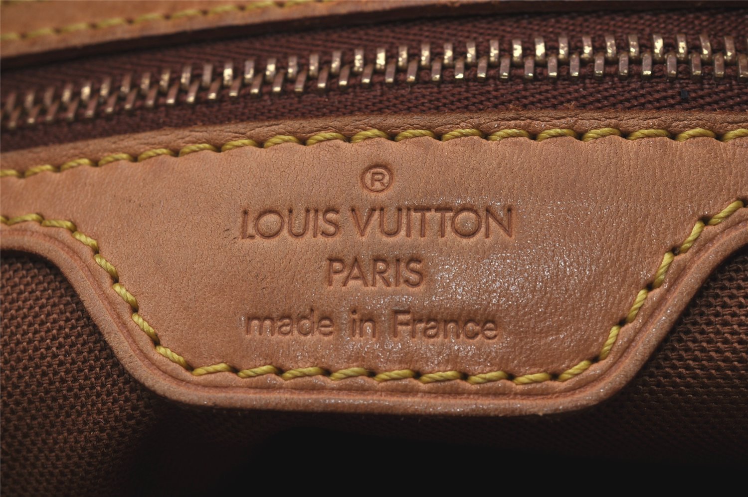 Authentic Louis Vuitton Monogram Cabas Piano Shoulder Tote Bag M51148 Junk 4168I