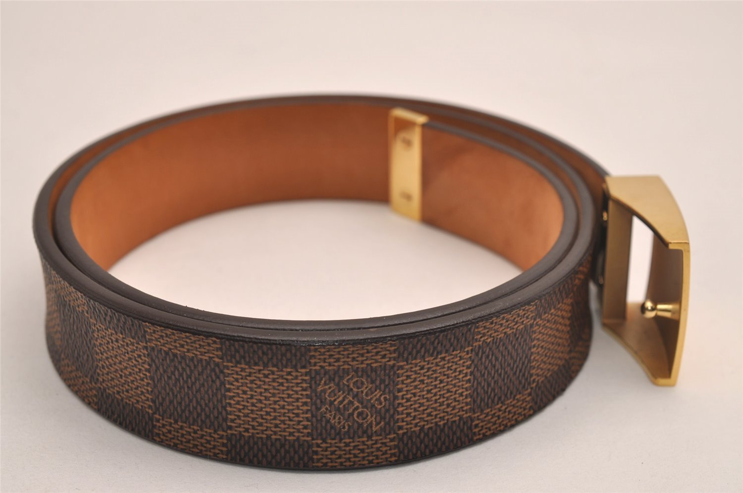 Authentic Louis Vuitton Damier Ceinture Carre Belt 75cm 29.5