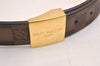 Authentic Louis Vuitton Damier Ceinture Carre Belt 75cm 29.5" M6803 LV 4168J