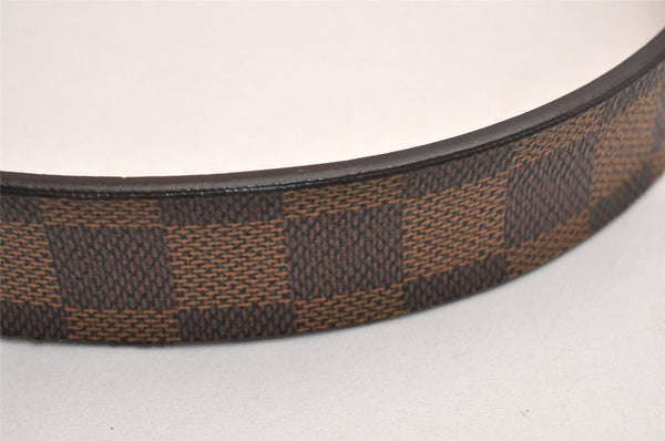 Authentic Louis Vuitton Damier Ceinture Carre Belt 75cm 29.5" M6803 LV 4168J