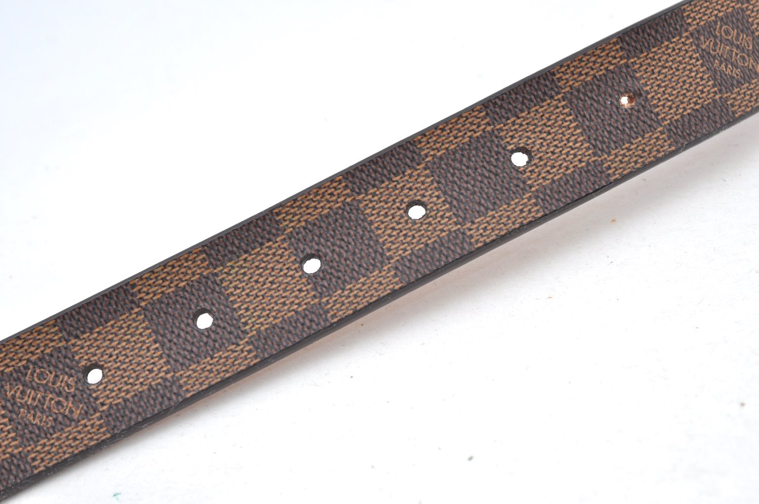 Authentic Louis Vuitton Damier Ceinture Carre Belt 75cm 29.5