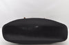Authentic GUCCI Bamboo 2Way Shoulder Tote Bag Nylon Leather Black 4168K
