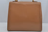 Authentic GUCCI Vintage 2Way Shoulder Hand Bag Purse Leather Beige 4169J
