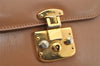 Authentic GUCCI Vintage 2Way Shoulder Hand Bag Purse Leather Beige 4169J