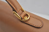Authentic GUCCI Vintage 2Way Shoulder Hand Bag Purse Leather Beige 4169J