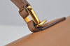Authentic GUCCI Vintage 2Way Shoulder Hand Bag Purse Leather Beige 4169J