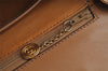 Authentic GUCCI Vintage 2Way Shoulder Hand Bag Purse Leather Beige 4169J