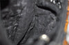 Authentic GUCCI Bamboo Hand Drawstring Bag Leather Suede Black Junk 4169K