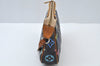 Auth Louis Vuitton Monogram Multicolor Pochette Accessoires Pouch Black 4170H
