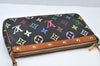 Auth Louis Vuitton Monogram Multicolor Pochette Accessoires Pouch Black 4170H