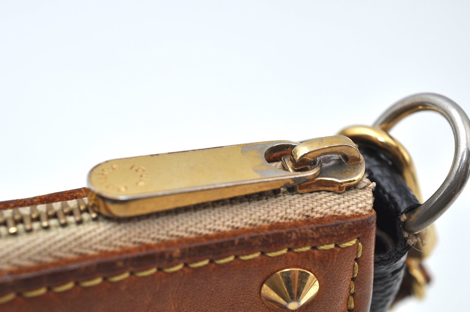 Auth Louis Vuitton Monogram Multicolor Pochette Accessoires Pouch Black 4170H